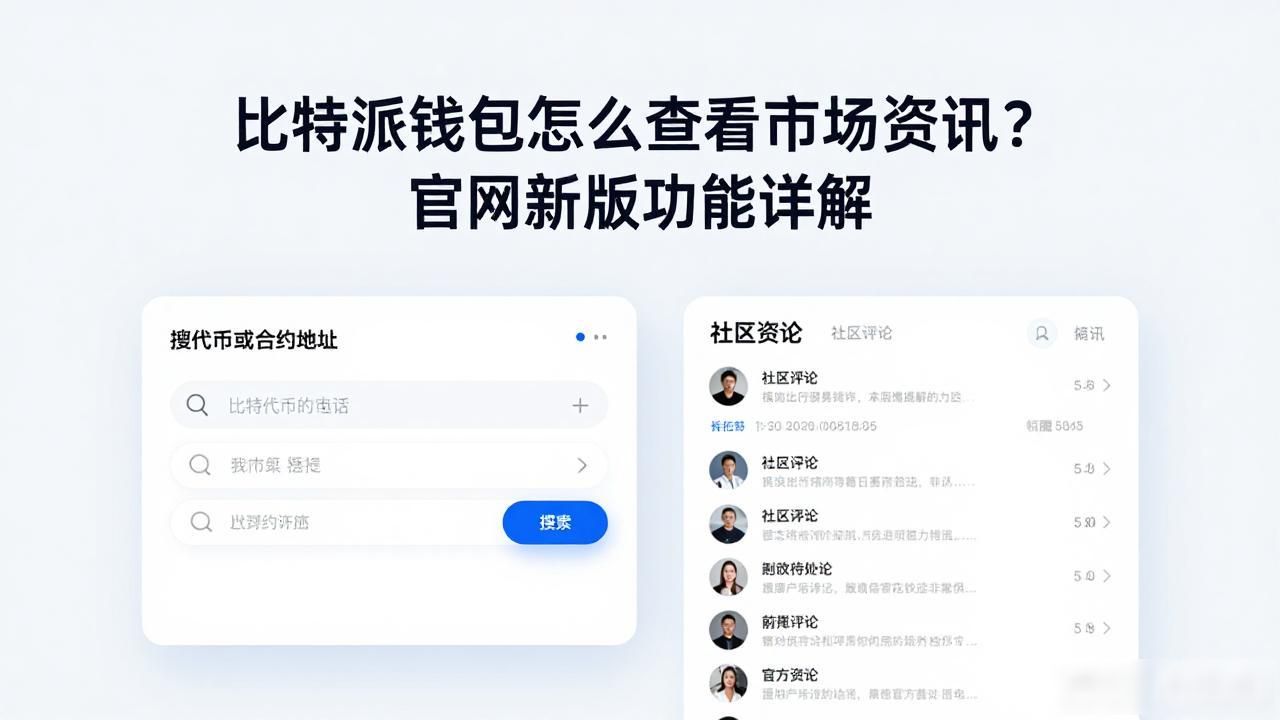 比特派钱包怎么查看市场资讯？官网新版功能详解