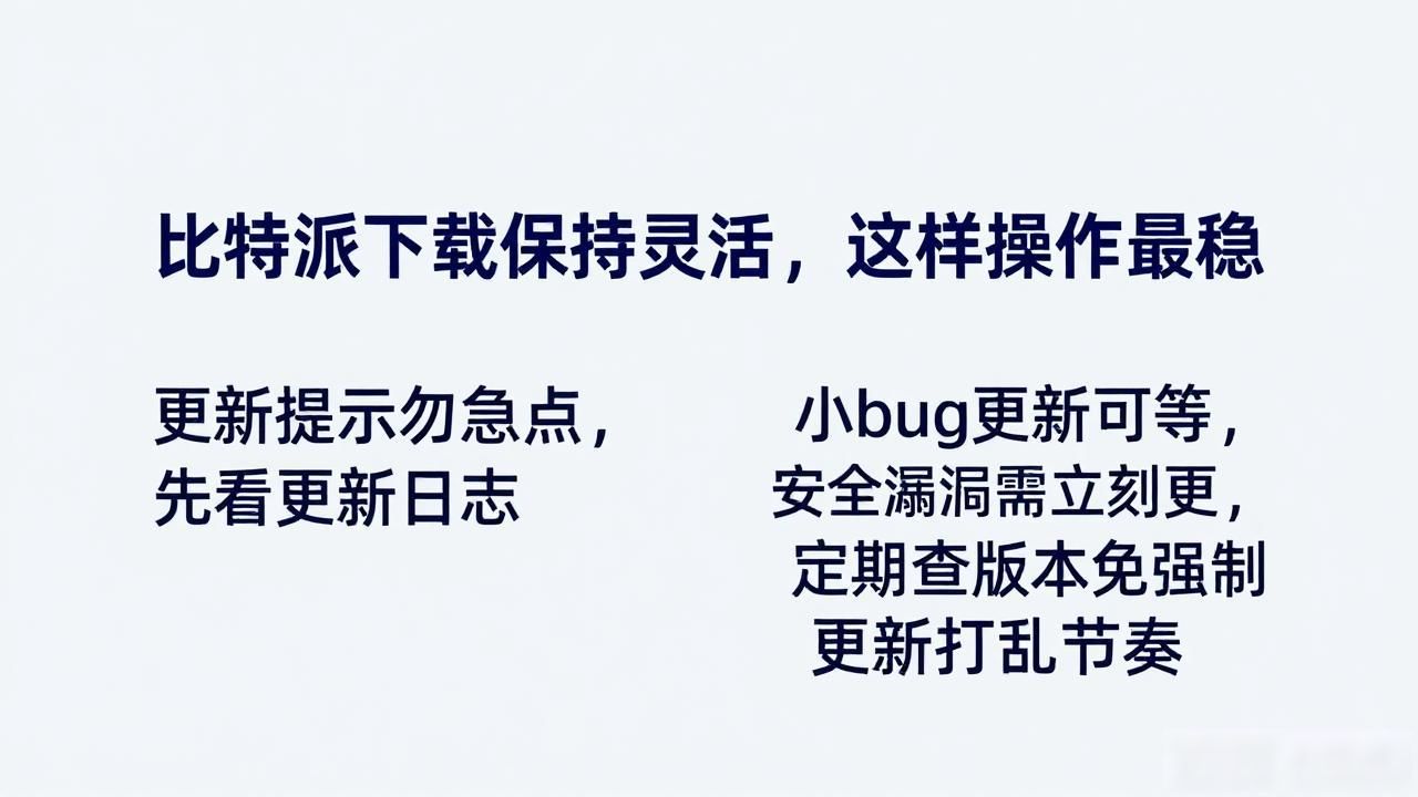 比特派下载保持灵活，这样操作最稳