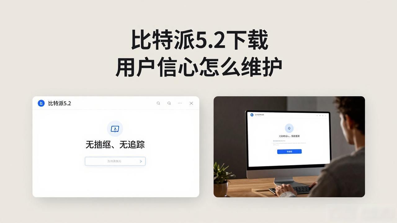 比特派5.2下载 用户信心怎么维护