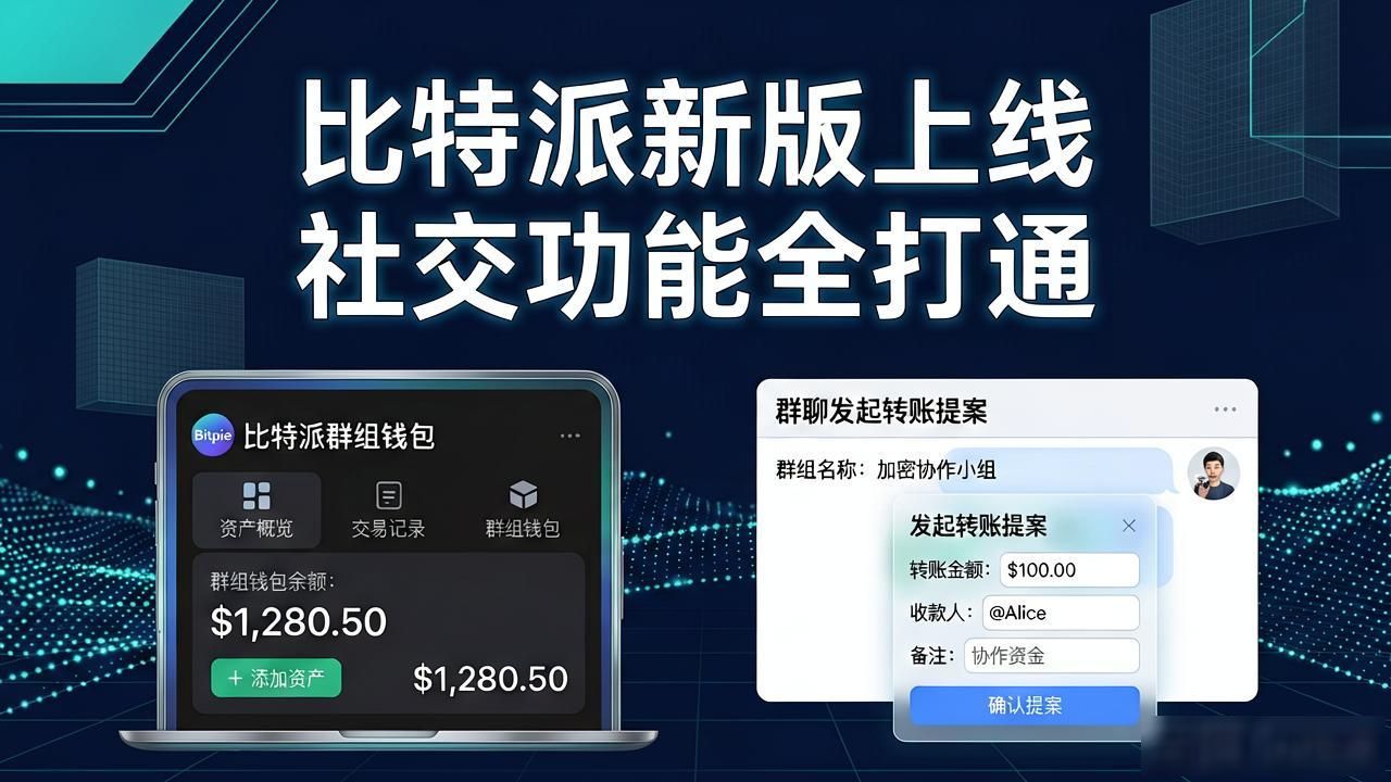 比特派新版上线 社交功能全打通