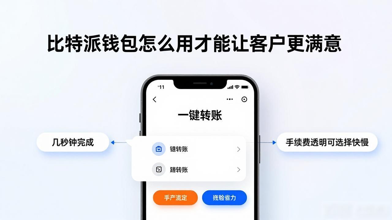 比特派钱包怎么用才能让客户更满意