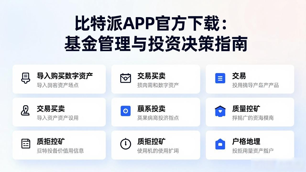 比特派APP官方下载：基金管理与投资决策指南