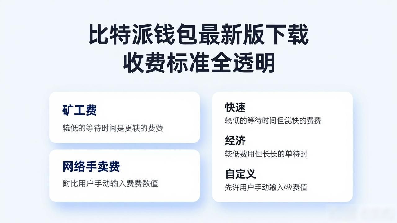 比特派钱包最新版下载 收费标准全透明