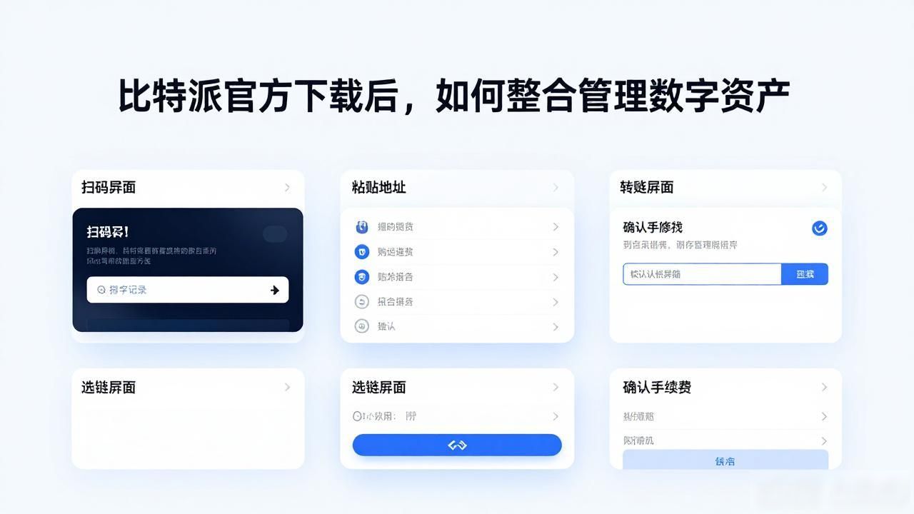 比特派官方下载后，如何整合管理数字资产