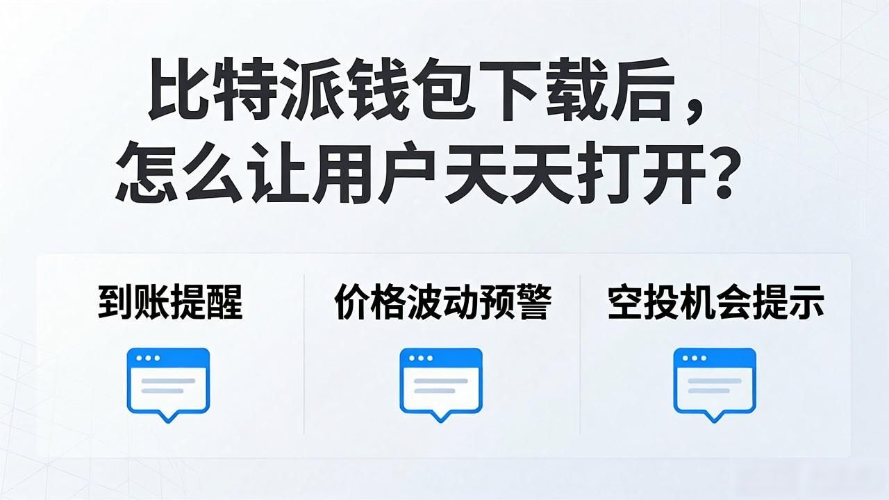 比特派钱包下载后，怎么让用户天天打开？
