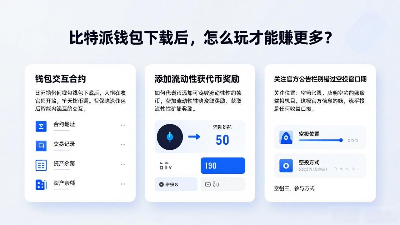 比特派钱包下载后，怎么玩才能赚更多？