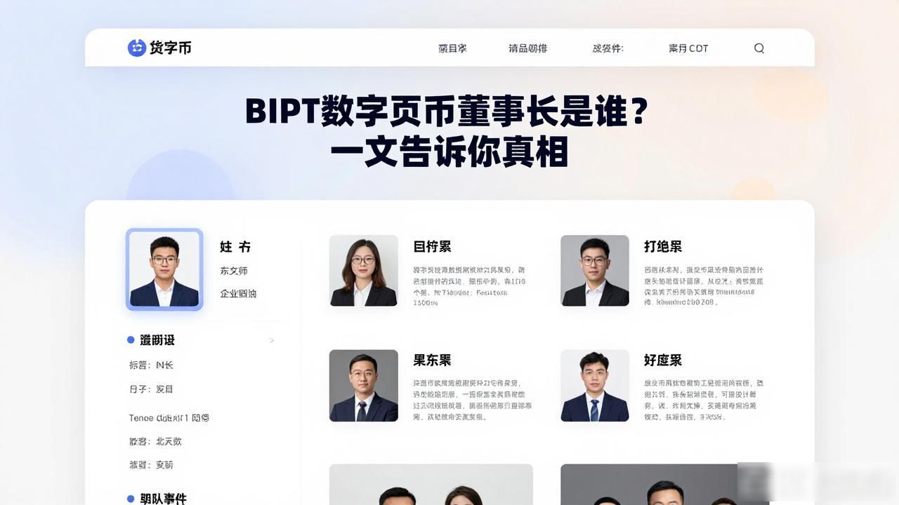 BIPT数字货币董事长是谁？一文告诉你真相